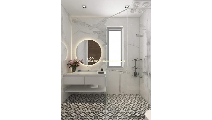 Nhà mình cho thuê nhà mới, căn góc, Thái Hà; vỉa hè 114m2* 5T- 46 Tr